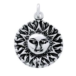 Pandantiv argint 925 in forma de soare / floarea soarelui [1]